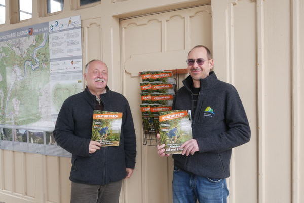 Bernd Schneck und Henry Schober, Geschäftsführiung Naturpark Obere Donau e. V.